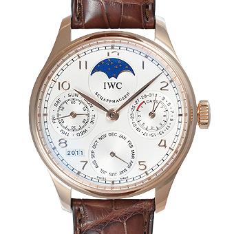 IWC ポルトギーゼ コピー IW502306 パーペチュアルカレンダー シルバー